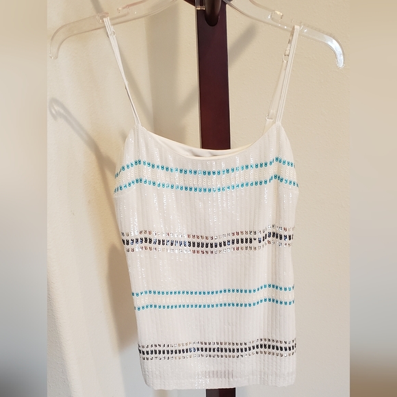 WHBM sequin front tank, size XXS - NEW - Picture 2 of 10